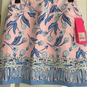 NWT Lilly Pulitzer Luxletic Monica Golf Skirt Pink